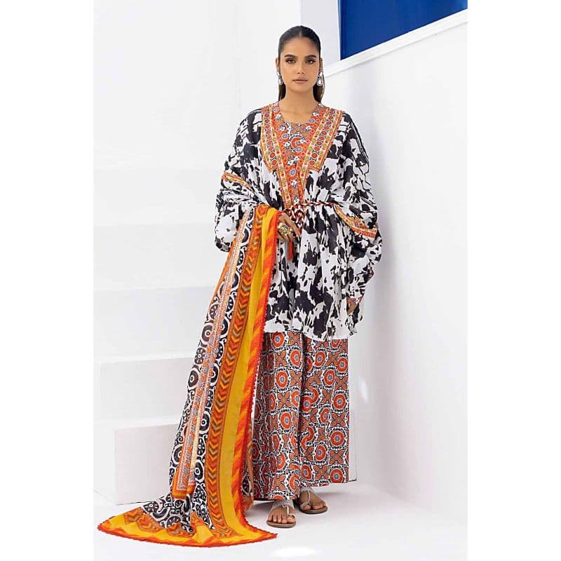 Ideas Printed Lawn Unstitched Suit CL-32475 3PC