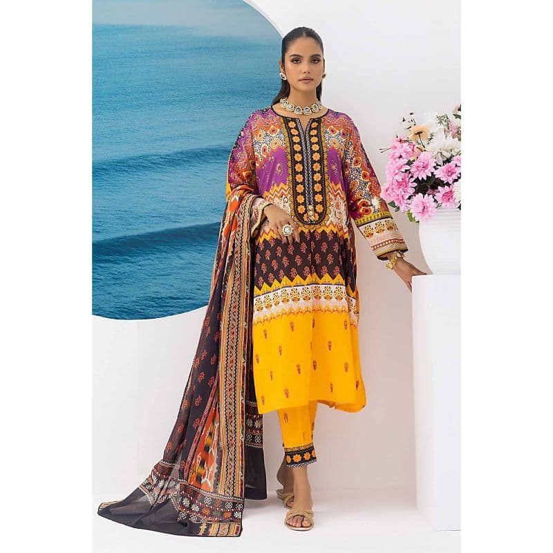 Ideas Printed Lawn Unstitched Suit CL-32479 3PC
