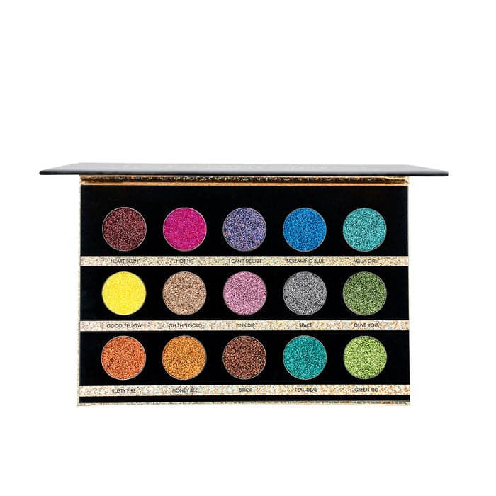 BBA By Suleman Chromatics Pressed Glitter Eyeshadow Palette