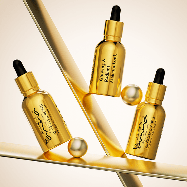BBA By Suleman 24K Gold & Roses Glowing Face Serum 15ml