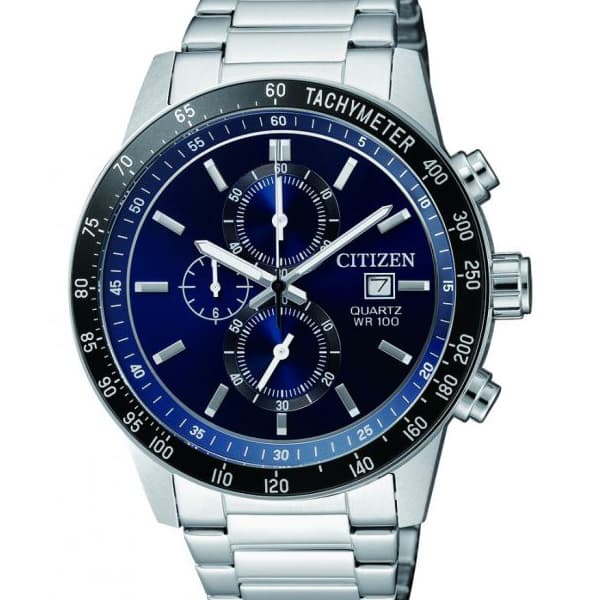 Citizen Gents Quartz Stainless Steel Watch AN3600-59L Blue
