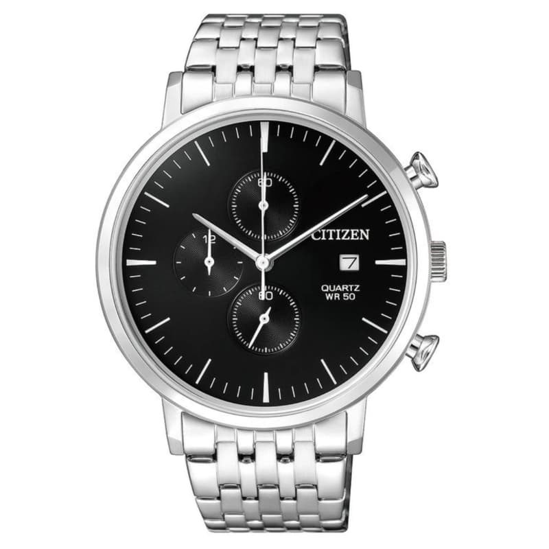 Citizen Gents Quartz Stainless Steel Watch AN3610-55E Black