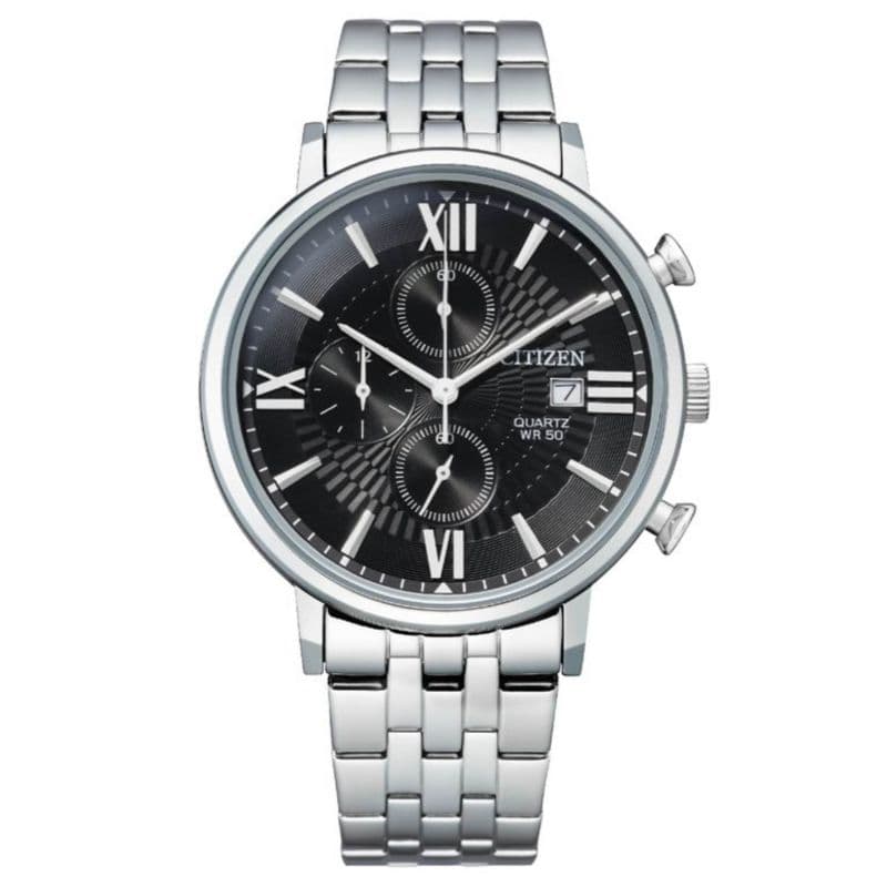 Citizen Gents Quartz Stainless Steel Watch AN3610-71E Black