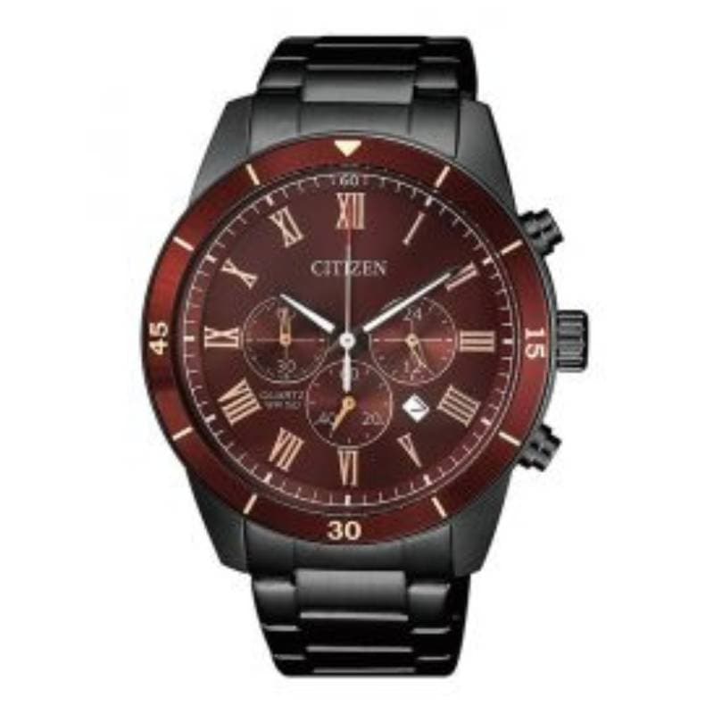 Citizen Gents Quartz Stainless Steel Watch AN8167-53X Red