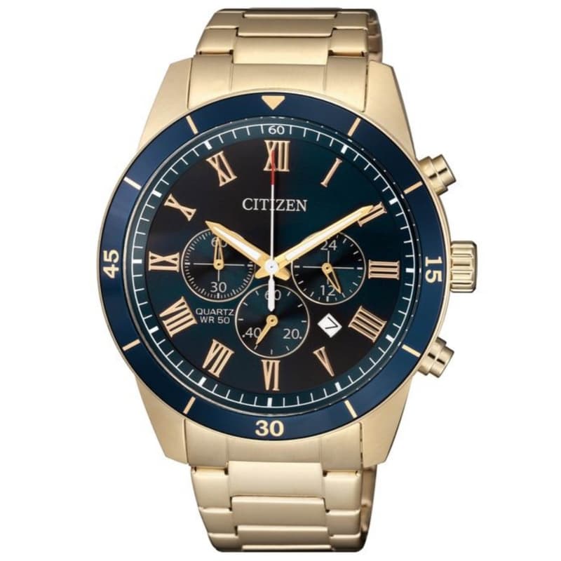 Citizen Gents Quartz Stainless Steel Watch AN8169-58L Blue