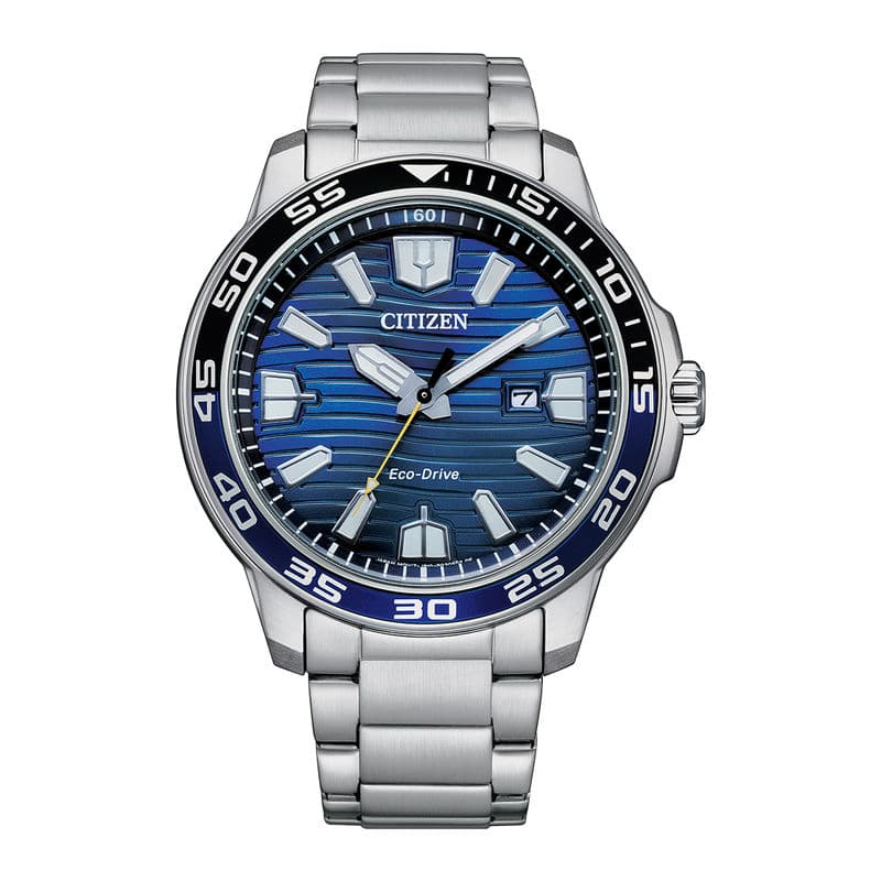 Citizen Stainless Steel Gents Watch AW1525-81L Electric Blue