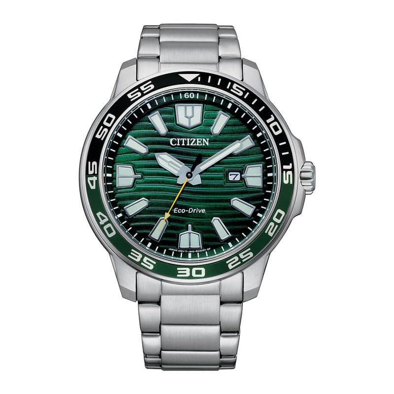 Citizen Stainless Steel Gents Watch AW1526-89X Green