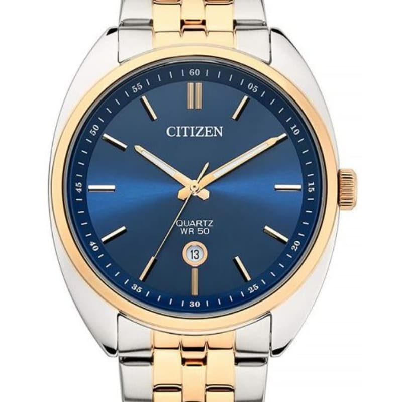 Citizen Gents Quartz Stainless Steel Watch BI5096-53L Steel Blue