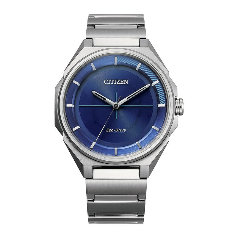 Citizen Stainless Steel Gents Watch BJ6531-86L Steel Blue