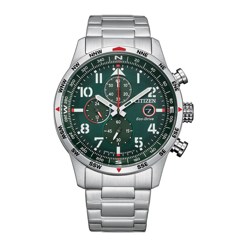 Citizen Stainless Steel Gents Watch CA0791-81X Green