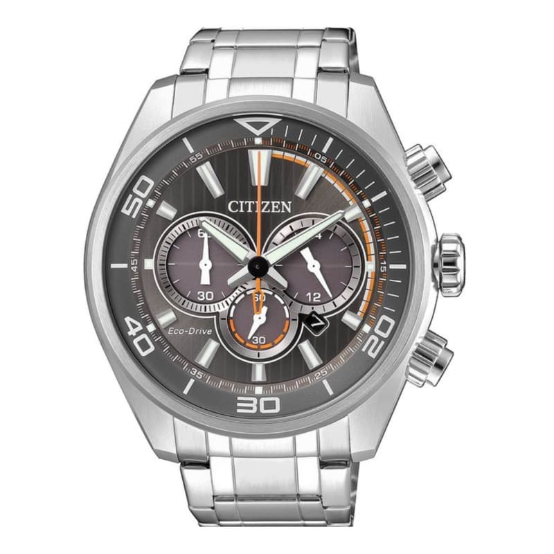 Citizen Gents Eco-Drive Stainless Steel Strap Watch CA4330-81H Dull Black