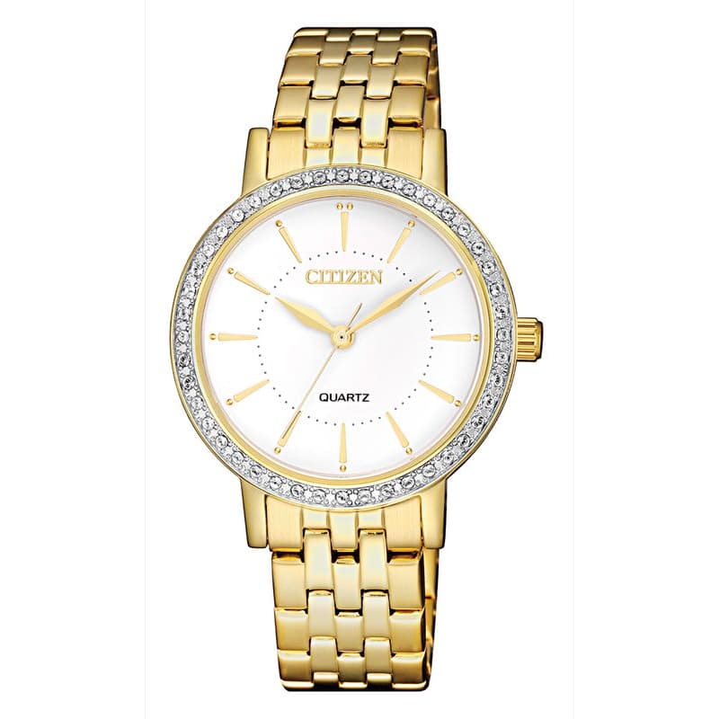 Citizen Stainless Steel Ladies Watch EL3042-84A White