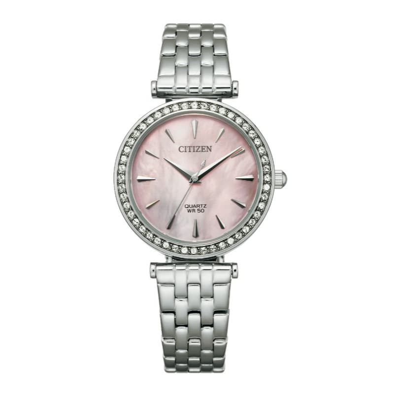 Citizen Ladies Quartz Stainless Steel Watch ER0210-55Y Pink