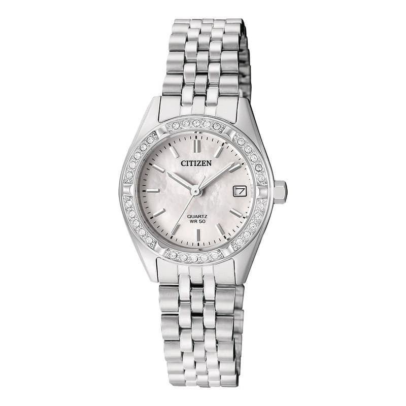 Citizen Ladies Quartz Stainless Steel Watch EU6060-55D Silver