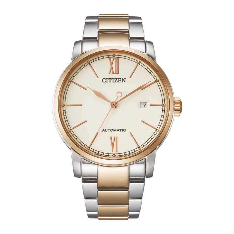 Citizen Mechanical Men Watch NJ0136-81A White