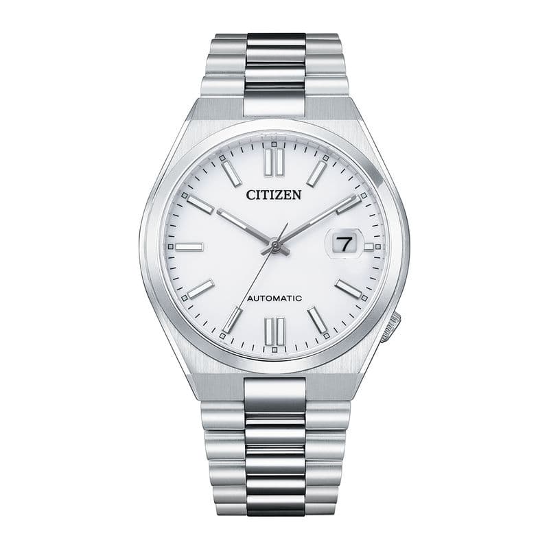 Citizen Mechanical Men Watch NJ0150-81A White