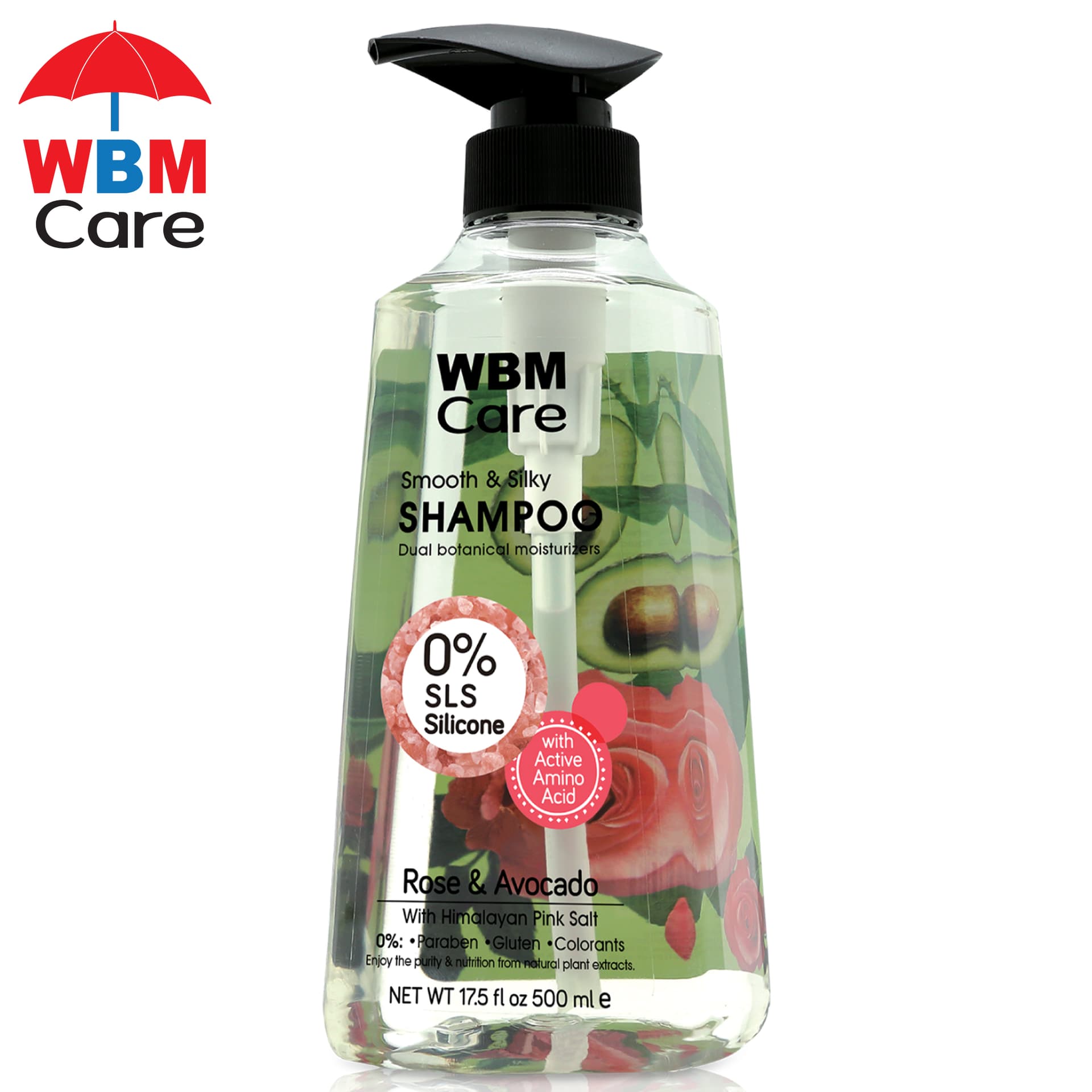 WBM Shampoo Rose & Avocado 500ml
