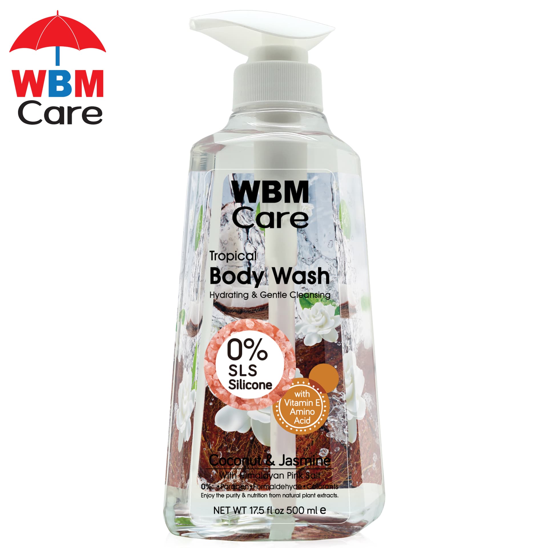 WBM Body Wash Coconut & Jasmine 500ml