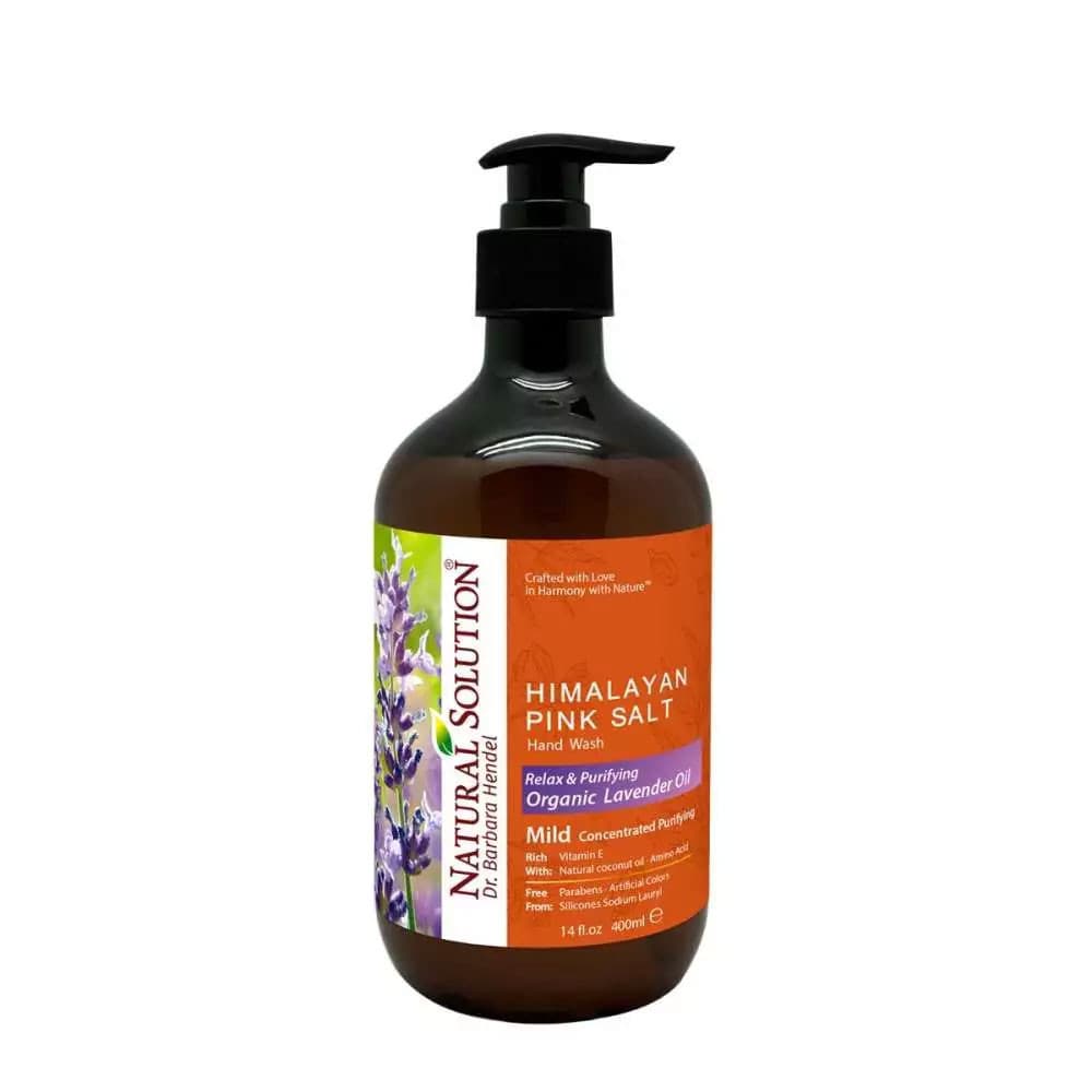 WBM Natural Solution Hand Wash Organic Lavender Oil 400ml
