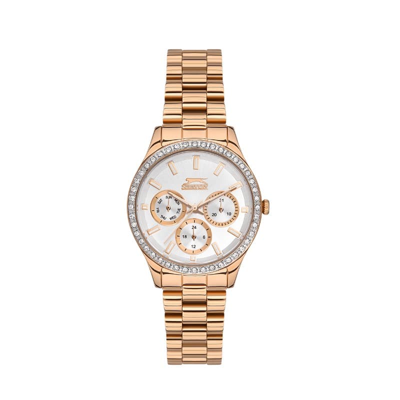 Slazenger Ladies Stainless Steel Watch SL.09.2069.4.04 Silver