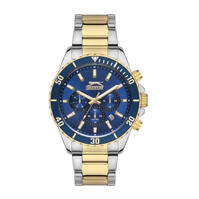 Slazenger Gents Stainless Steel Watch SL.09.2091.2.02 Blue