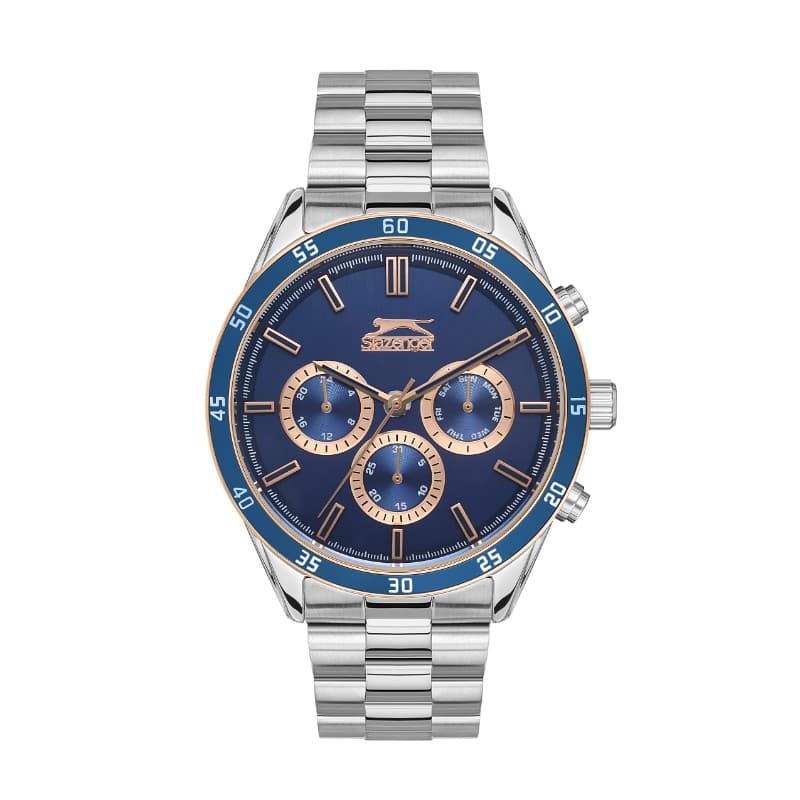 Slazenger Gents Stainless Steel Watch SL.09.2109.2.01 Blue