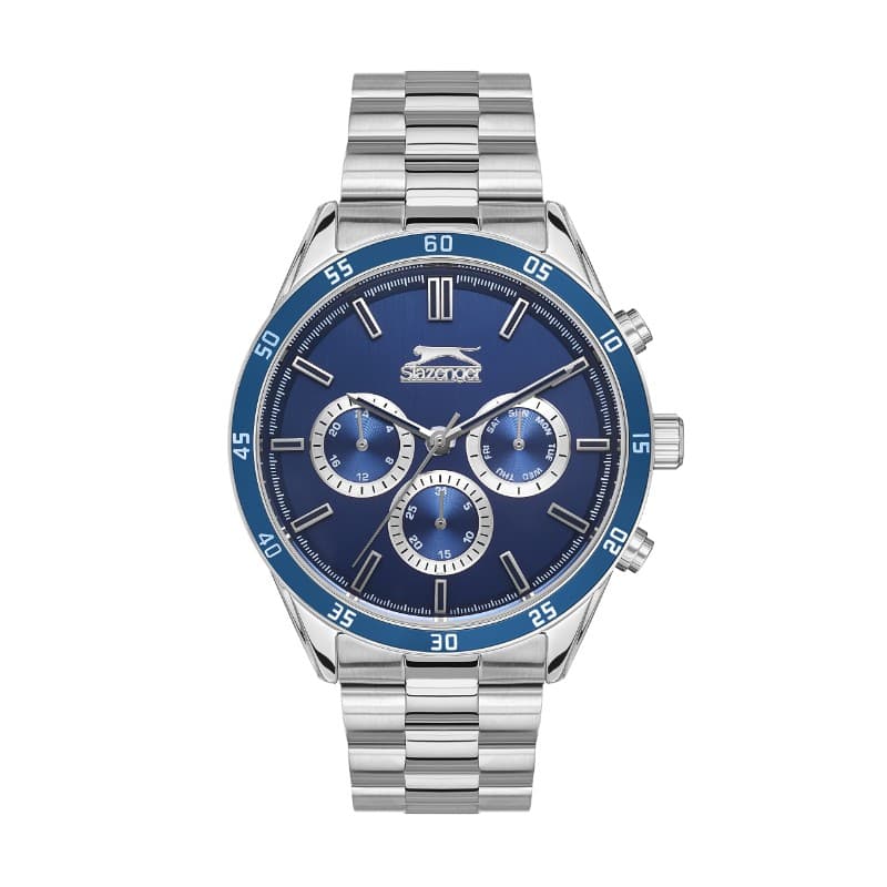 Slazenger Gents Stainless Steel Watch SL.09.2109.2.05 Blue