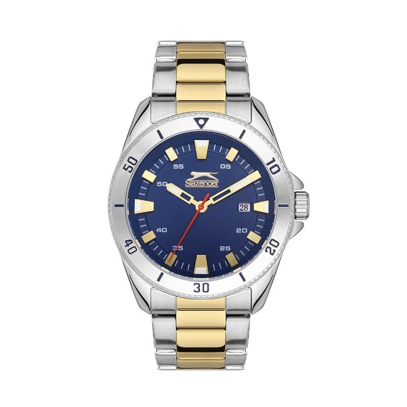 Slazenger Gents Stainless Steel Watch SL.09.2114.2.03 Blue
