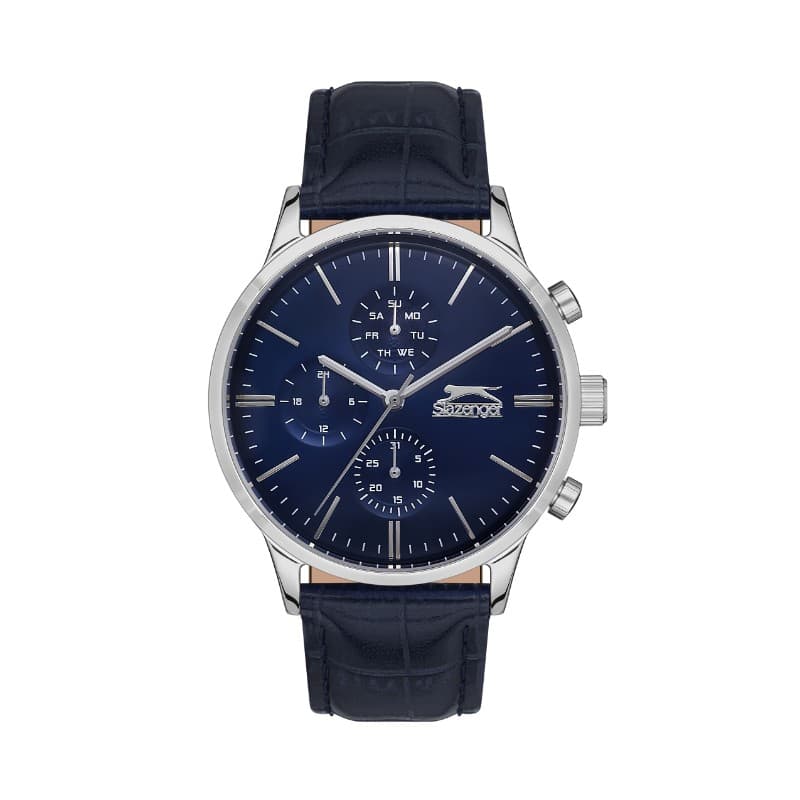 Slazenger Gents Stainless Steel Watch SL.09.2124.2.03 Blue