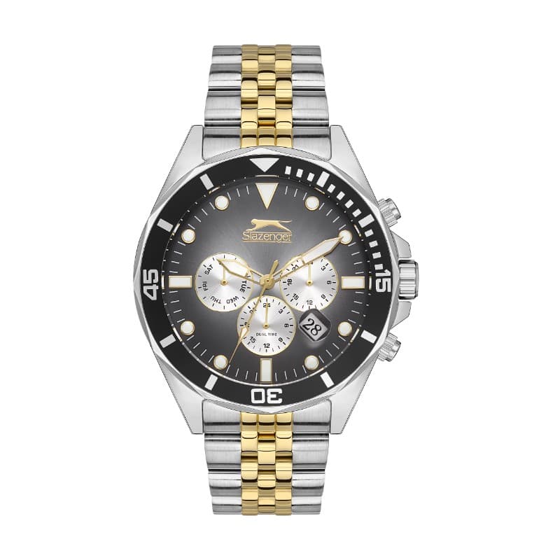 Slazenger Gents Stainless Steel Watch SL.09.2130.2.02 Grey