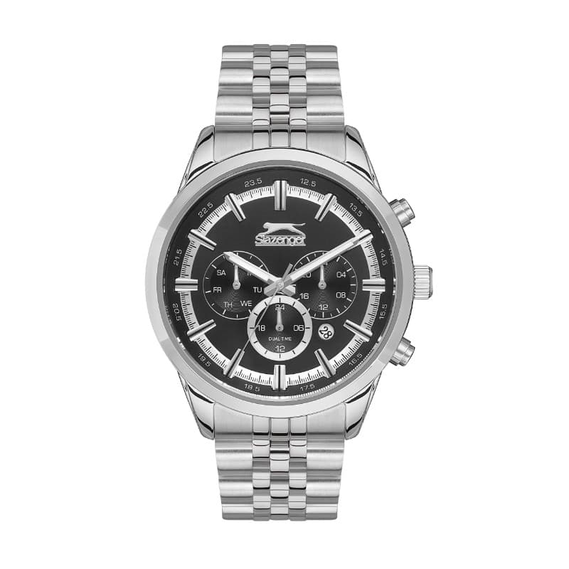 Slazenger Gents Stainless Steel Watch SL.09.2131.2.01 Black