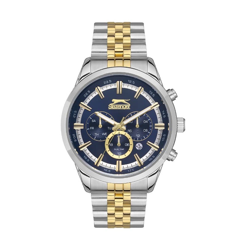 Slazenger Gents Stainless Steel Watch SL.09.2131.2.05 Blue