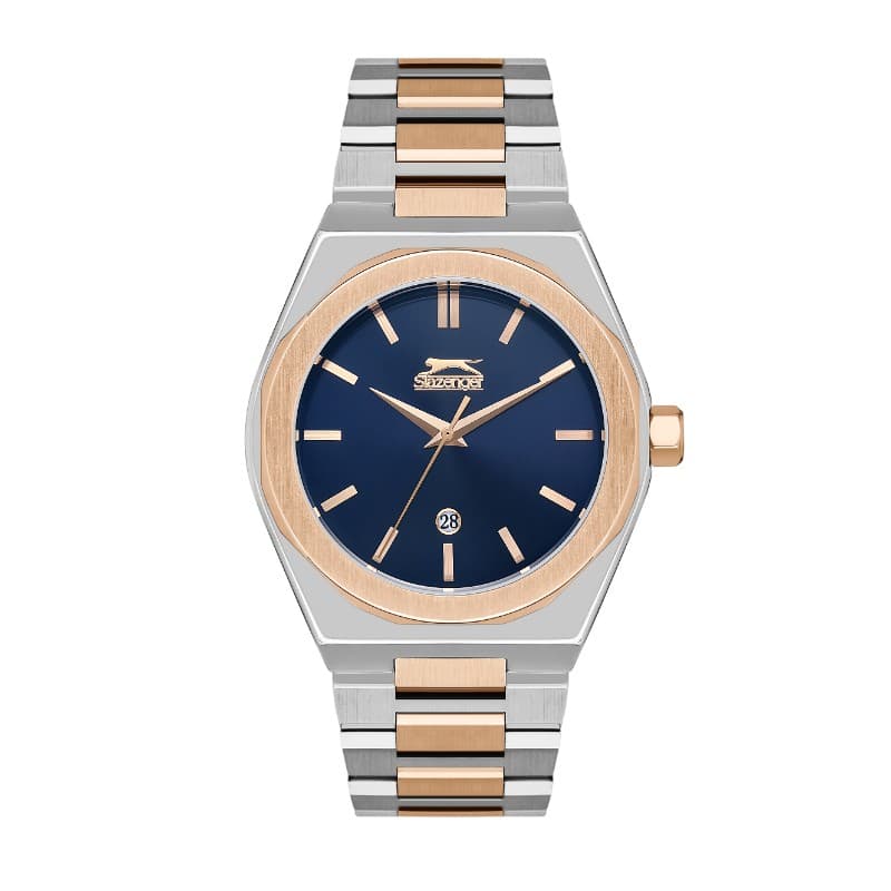 Slazenger Gents Stainless Steel Watch SL.09.2144.1.04 Blue