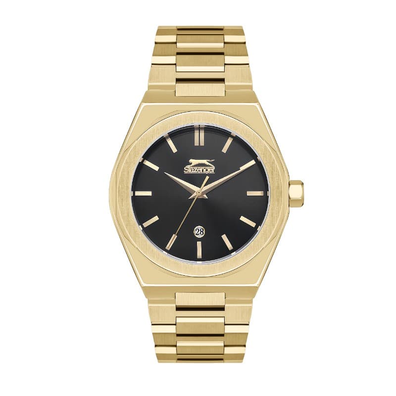 Slazenger Gents Stainless Steel Watch SL.09.2144.1.05 Black