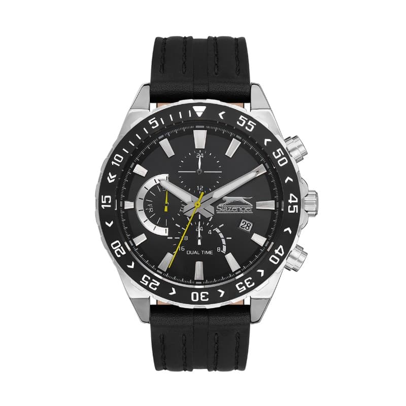 Slazenger Gents Stainless Steel Watch SL.09.2152.2.01 Black