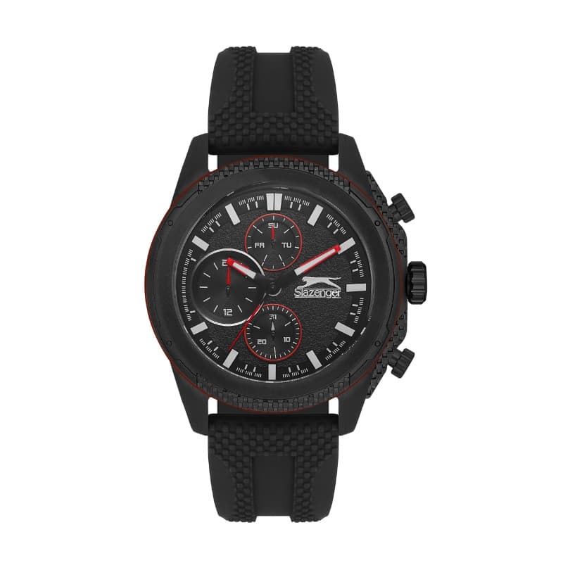 Slazenger Gents Stainless Steel Watch SL.09.2153.2.01 Black