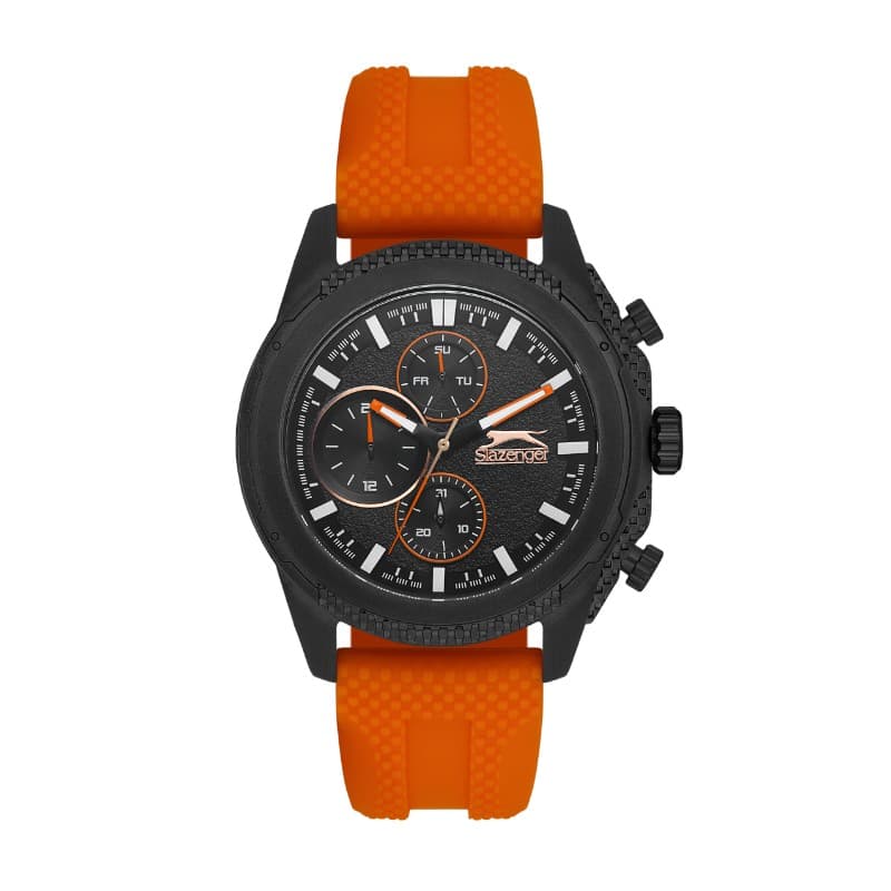 Slazenger Gents Stainless Steel Watch SL.09.2153.2.02 Black
