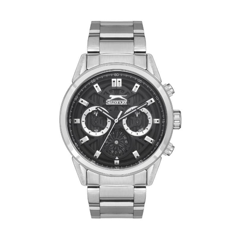 Slazenger Gents Stainless Steel Watch SL.09.2157.2.01 Black