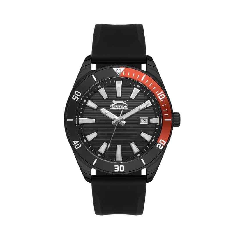 Slazenger Gents Stainless Steel Watch SL.09.2174.2.01 Black