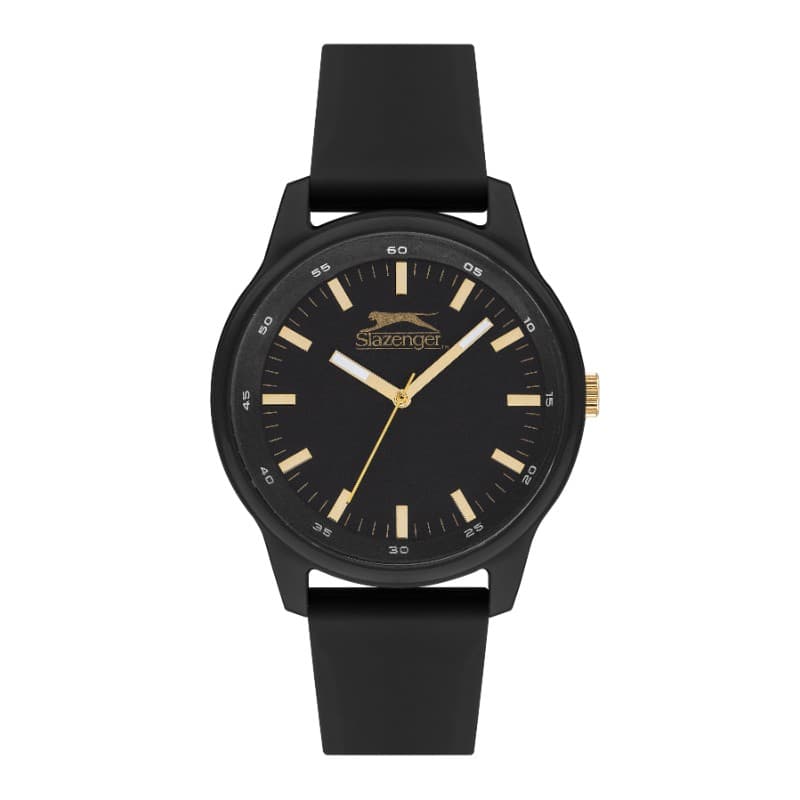 Slazenger Gents Stainless Steel Watch SL.09.6368.1.04 Black