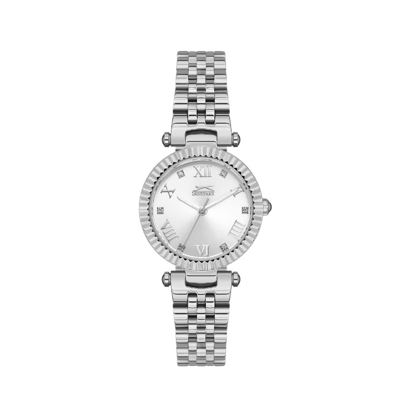 Slazenger Ladies Stainless Steel Watch SL.09.2140.3.01 Silver