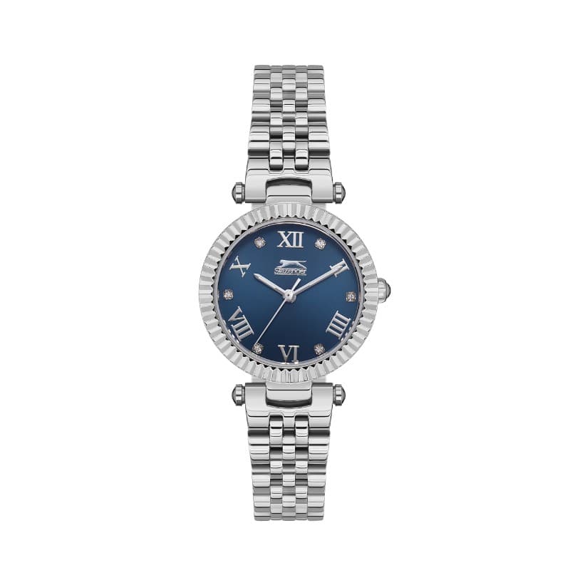 Slazenger Ladies Stainless Steel Watch SL.09.2140.3.03 Blue