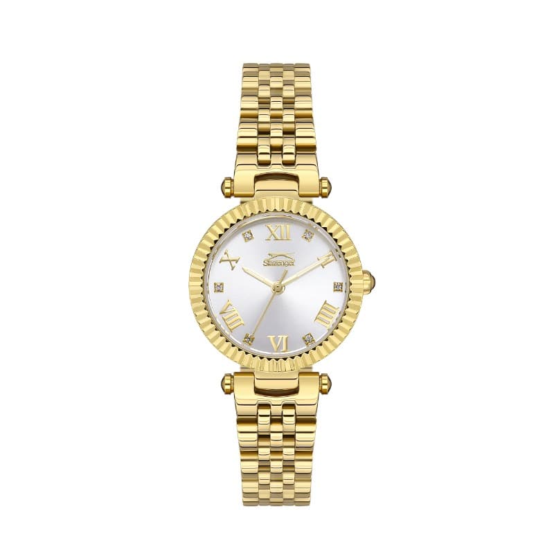 Slazenger Ladies Stainless Steel Watch SL.09.2140.3.05 Silver