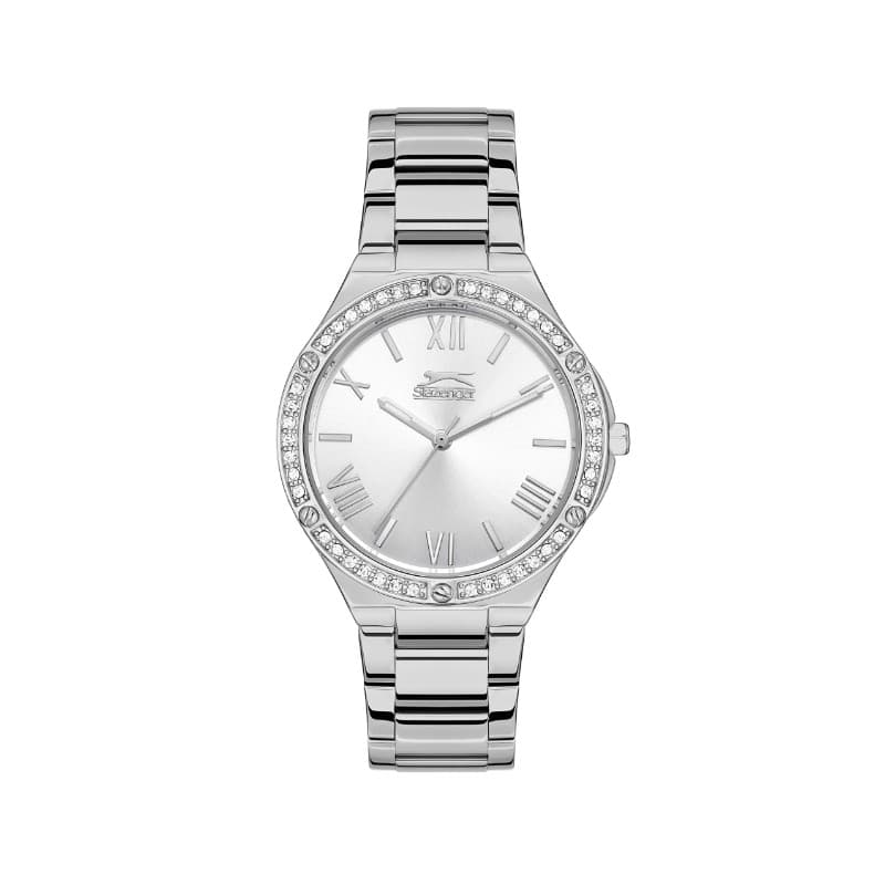 Slazenger Ladies Stainless Steel Watch SL.09.2141.3.01 Silver