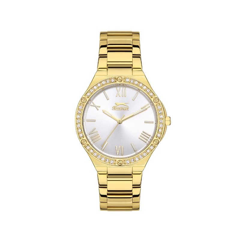 Slazenger Ladies Stainless Steel Watch SL.09.2141.3.04 Silver