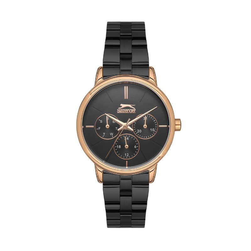 Slazenger Ladies Stainless Steel Watch SL.9.2145.4.03 Black