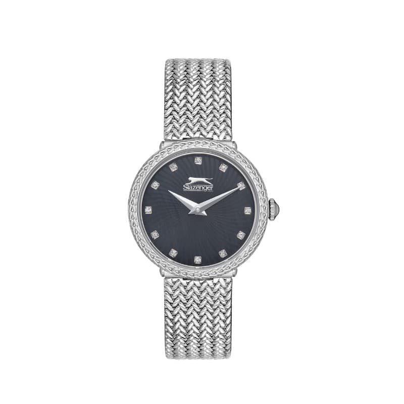 Slazenger Ladies Stainless Steel Watch SL.09.2148.3.05 Black