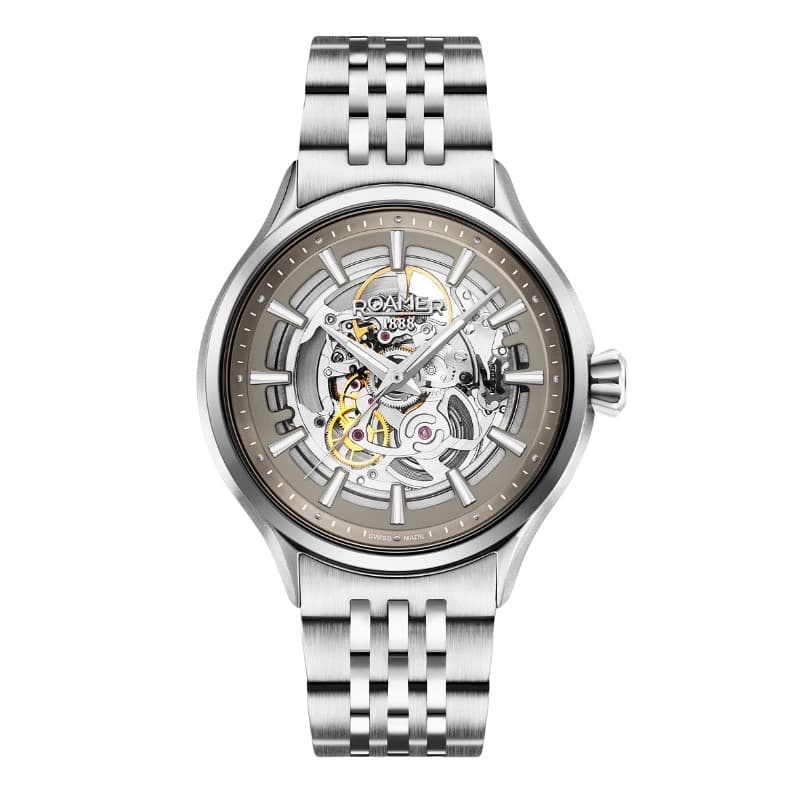 Roamer Gents Automatic Round Watch 101663 41 55 10N Silver