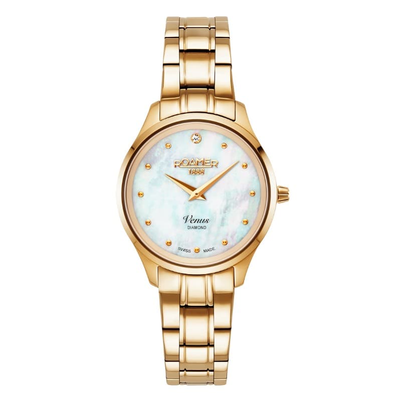 Roamer Ladies Quartz Stainless Steel Watch 601857 48 89 20 Aqua