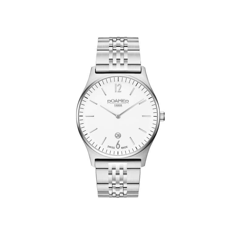 Roamer Gents Quartz Stainless Steel Watch 650810 41 15 50 Silver